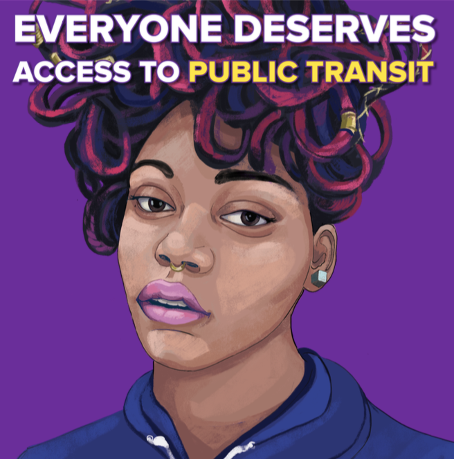 fareevasiondecrimillustration Ballou STAY High School student Diamond Rust, pictured above, was assaulted by metro police in front of her two small children; police justified the attack because she did not pay the fare. Like all DC students, Diamond is entitled to access public transit for free. Image Credit: Collective Action for Safe Spaces