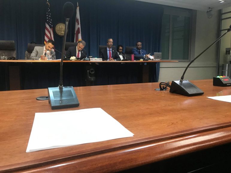 alexdoddscouncilphoto DC Councilmembers and staff at the Racial Equity Achieves Results Act hearing