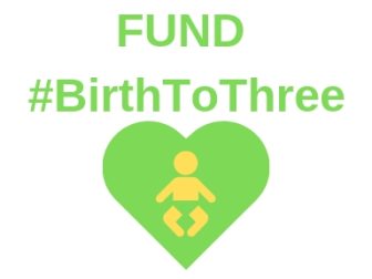 b-3-sticker graphic image promoting fund birth to three campaign