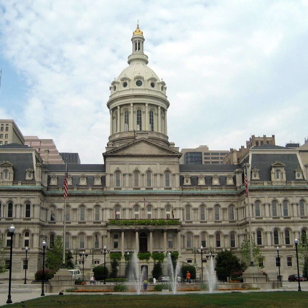 baltimorecityhallbywallygobetz Baltimore City Hall. Photo by Flickr user Wally Gobetz.