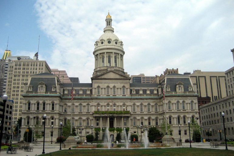baltimorecityhallbywallygobetz Baltimore City Hall. Photo by Flickr user Wally Gobetz.