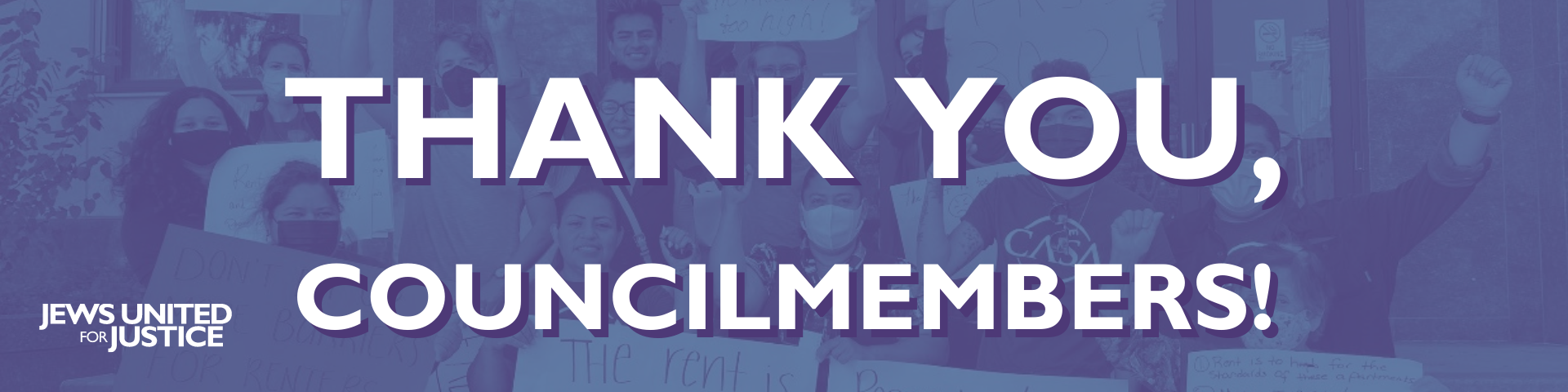 copy-of-mc-council-vote-on-bill-30-21-email-header-google-classroom-header People holding signs with text overlaid: Thank you, Councilmembers!