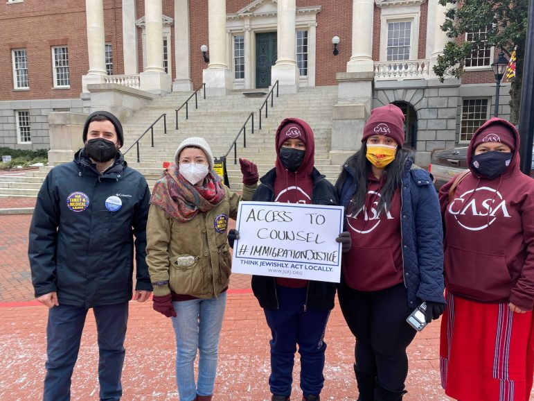 image-from-ios-10 Members of JUFJ and CASA gathered in Annapolis in support of immigrant justice legislation